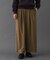 FORK&SPOON　ウールライクツータックワイドパンツ
