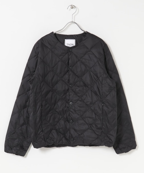 TAION　CREW NECK DOWN JACKET
