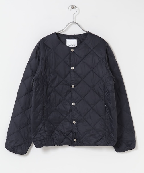 TAION　CREW NECK DOWN JACKET