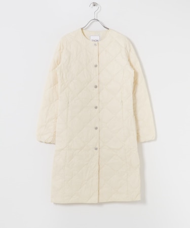 TAION　CREW NECK LONG DOWN COAT
