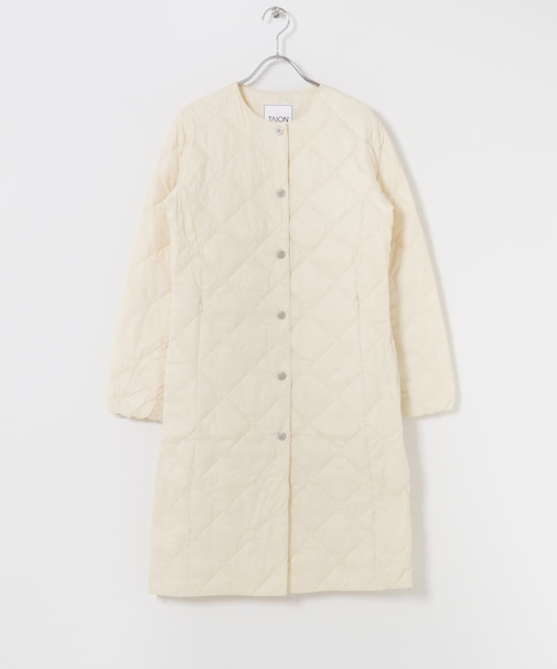 TAION　CREW NECK LONG DOWN COAT