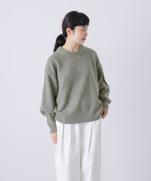 ハミルトンクルーネックニット