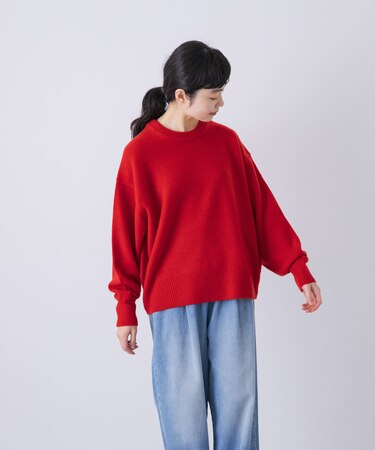 ハミルトンクルーネックニット