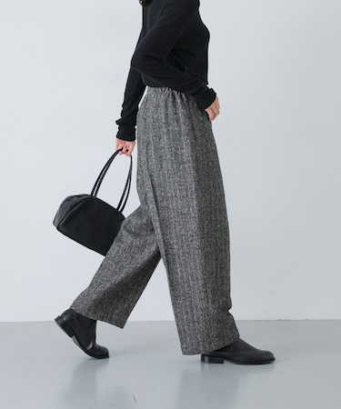 ツイードスラックス