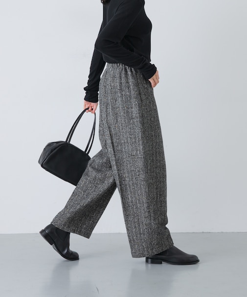 ツイードスラックス