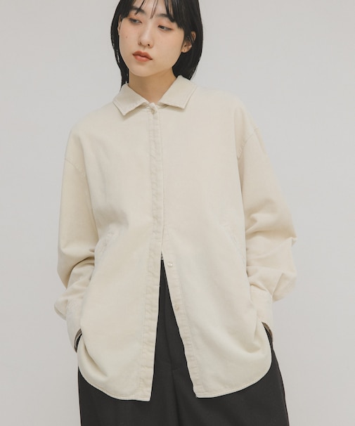 コーデュロイボタンダウンシャツ