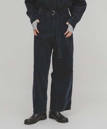 コーデュロイストレートパンツ