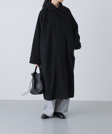 ウールバルカラーコート