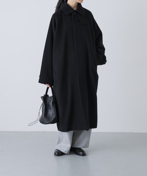 ウールバルカラーコート