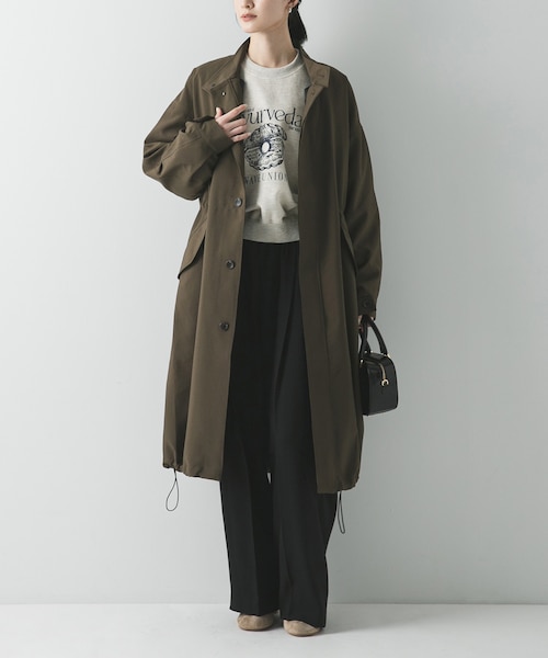 アーバンリサーチ（URBAN RESEARCH）/『WEB限定』インナーダウン付スタンドカラーロングコート WEB限定』インナーダウン付スタンドカラーロングコート｜アーバン