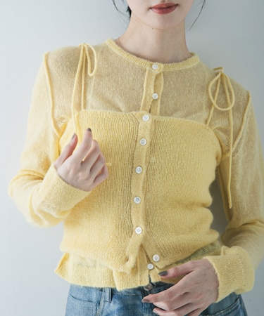 シアーモヘヤキャミソール