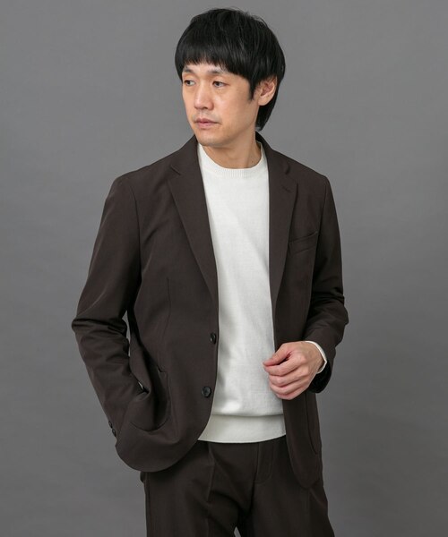 LIFE STYLE TAILOR 4WAYストレッチメランジジャケット｜アーバン