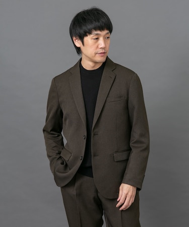LIFE STYLE TAILOR ブラッシュドツイルストレッチジャケット