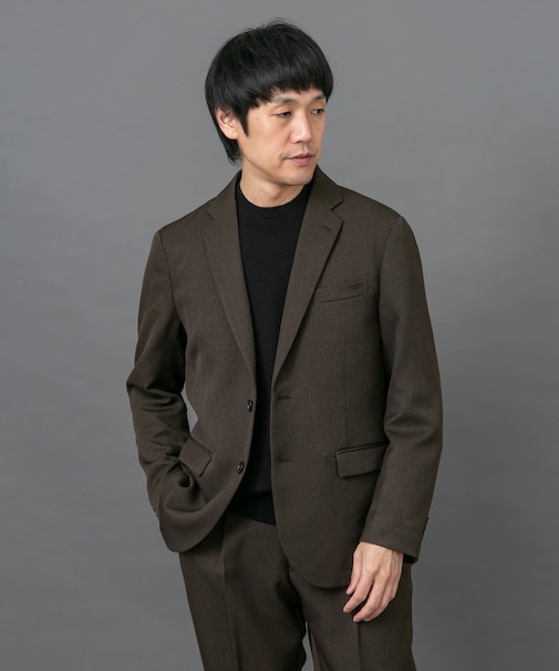 LIFE STYLE TAILOR ブラッシュドツイルストレッチジャケット