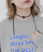 フラワートップチョーカーネックレス