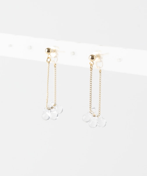 HARIO Lampwork Factory　ピアス リトルティアーズ