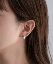 ステンレスシェルモチーフピアス