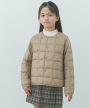 TAION CREW NECK BUTTON DOWN JACKET(KIDS)