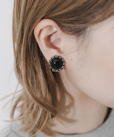 ヴィンテージライクサークルイヤリング