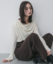 ベロアドレープトップ