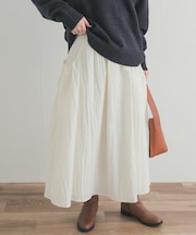 サイドポケットギャザースカート