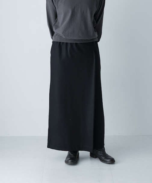 ウールカットストレートスカート