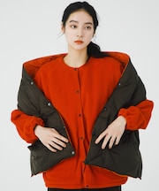 『UR TECH』フリースリバーシブルカーディガン