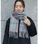 ウールチェックストール