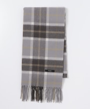 カシミヤ混チェックストール