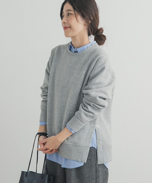 一部WEB限定カラー』『UR TECH』裏起毛サイド釦スウェット｜アーバン