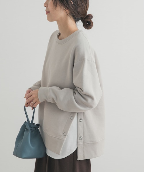 一部WEB限定カラー』『UR TECH』裏起毛サイド釦スウェット｜アーバン