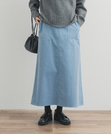 『UR TECH』コーデュロイスカート