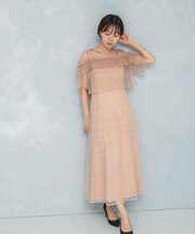 kaene　フリルチュールドッキングドレス