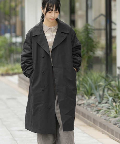 撥水中綿ステンカラーコート｜アーバンリサーチの通販｜&mall（アンド