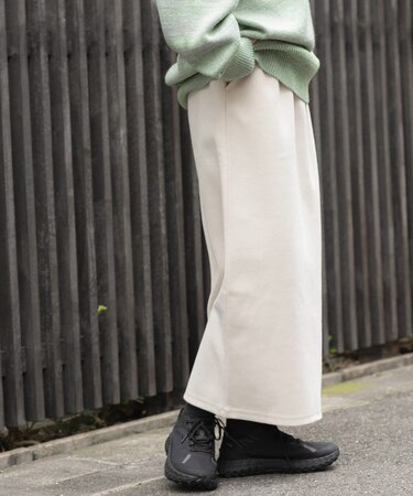 ウォームドジャージスカート