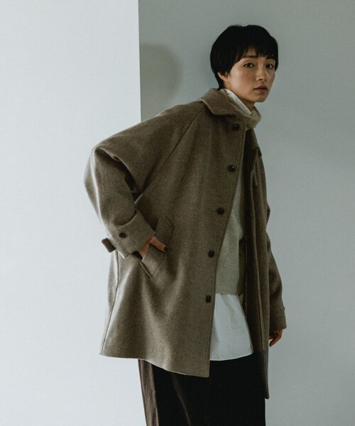 ウールバックタックショートコート｜アーバンリサーチの通販｜&mall
