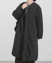 『UR TECH』中綿 ノーカラーコート