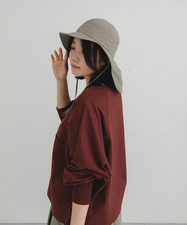 『UR TECH』 ナイロンタッサーサンシェードハット