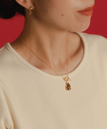 LAPUIS　Oyster 2way ネックレス