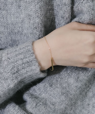 ステンレスメタルバーブレスレット