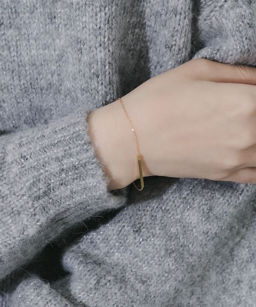 ステンレスメタルバーブレスレット