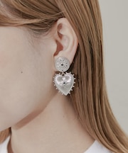 ハートコンチョイヤリング