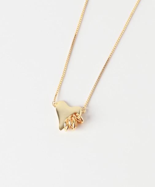 LAPUIS　Coil Heart　ネックレス