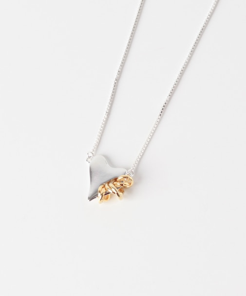 LAPUIS　Coil Heart　ネックレス