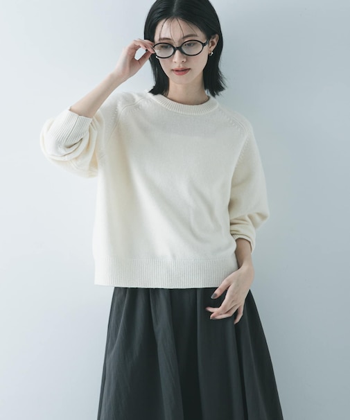 ウォッシャブルウールカシミヤニット