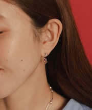 LAPUIS　Drop Flow Coil　ピアス