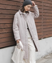 ステッチレスライトダウンロングコート