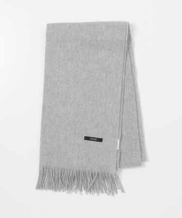 カシミヤ混無地ストール