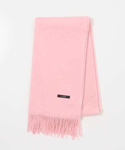 カシミヤ混無地ストール