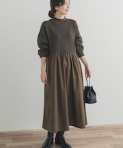 ニットドッキングワンピース